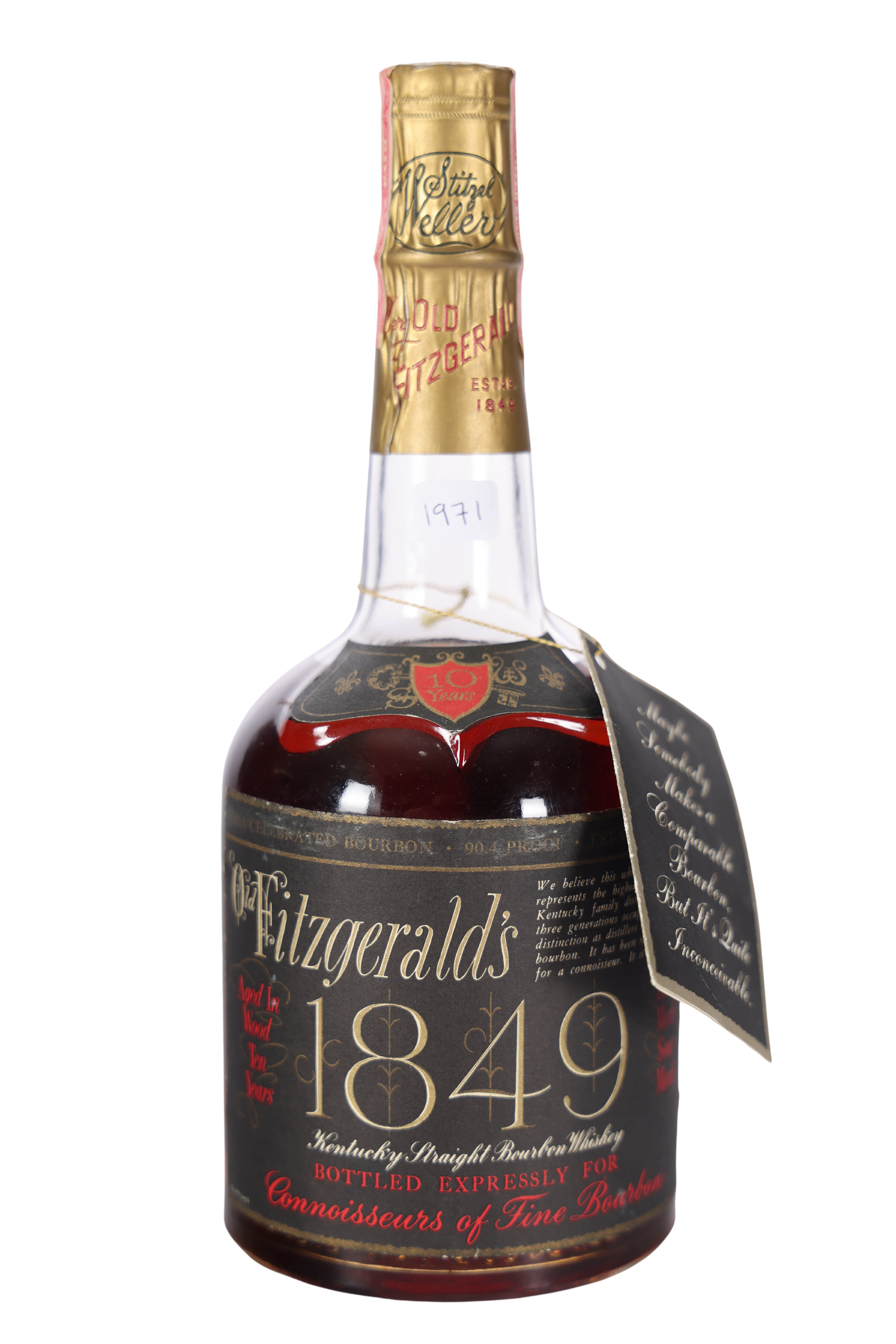 Old Fitzgerald 1849 10 Year 4/5 Quart (1972) - Limited Edition
